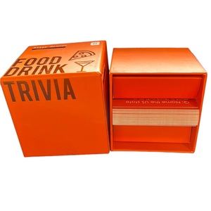 Food & Drink Trivia game cards After Dinner set